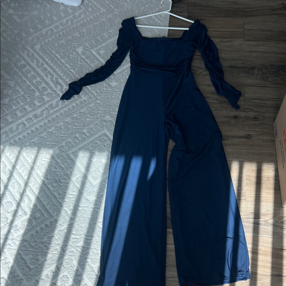 Lulus Elegant Navy Blue Women's Jumpsuit